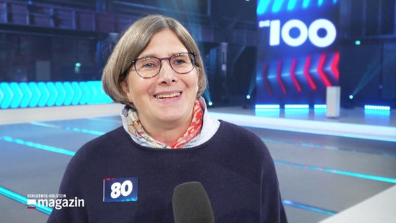 Anje Funke-Klebe ist Kandidatin in der Sendung "Die 100". © Screenshot 