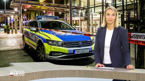 Alexandra Bauer moderiert das Schleswig-Holstein Magazin um 18.00 Uhr. © Screenshot 