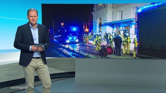 Thilo Tautz moderiert das Nordmagazin. © Screenshot 