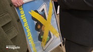 Ein FDP-Plakat mit einem Kreuz durch eine Ampel und dem Schriftzug: "Ampel abschalten" © Screenshot 