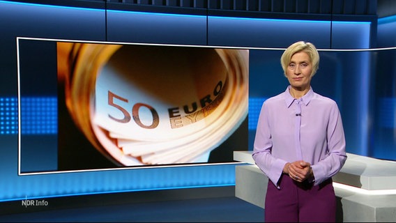 Susanne Stichler im Studio von NDR-Info. © Screenshot 