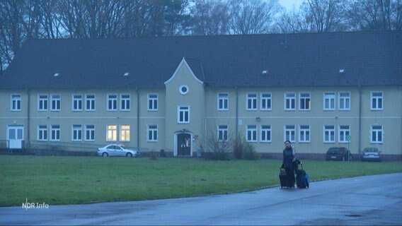 Die Geflüchtetenunterkunft Bad Fallingbostel-Oerbke. © Screenshot 