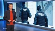 Nachrichtensprecher André Schünke moderiert NDR Info. © Screenshot 