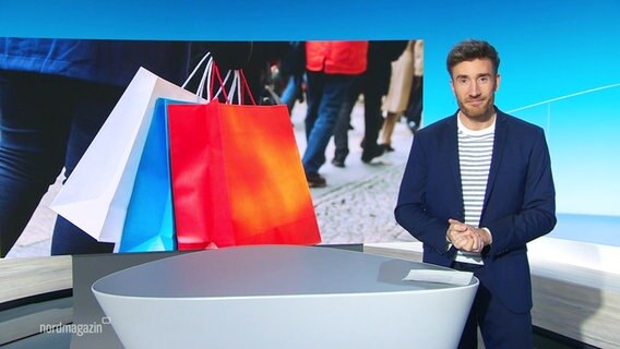 Stefan Leyh im Studio von Nordmagazin Land und Leute. © Screenshot 