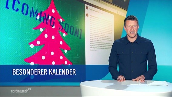 Robert Holm moderiert die Kurznachrichten. © Screenshot 