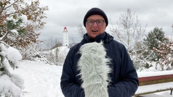 Stefan Kreibohm präsentiert das Wetter. © Screenshot 