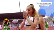 Eine Läuferin beim Leichtathletik-Wettkampf. © Screenshot 