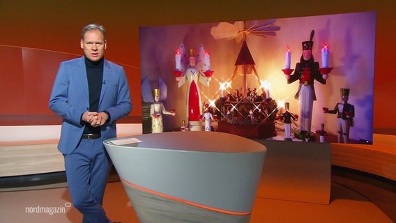 Thilo Tautz moderiert das Nordmagazin - Land und Leute. © Screenshot 