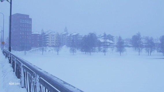 Die Stadt Skellefteå in Nordschweden. © Screenshot 