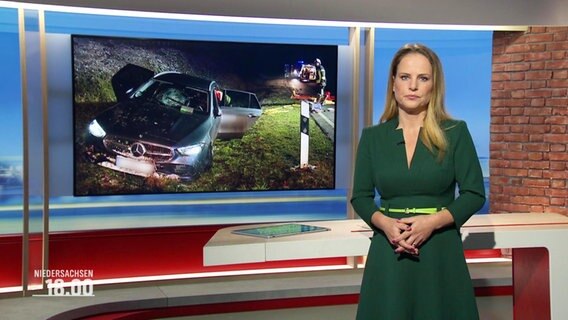 Tina Hermes moderiert das Niedersachsen Magazin. © Screenshot 