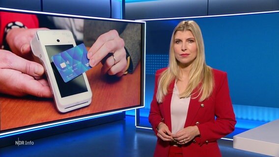 Nachrichtensprecherin Bibiana Barth. © Screenshot 