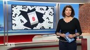 Nachrichtensprecherin Sandrine Harder. © Screenshot 