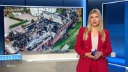 Nachrichtensprecherin Bibiana Barth. © Screenshot 