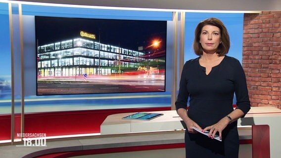 Sandrine Harder moderiert Niedersachsen 18.00. © Screenshot 