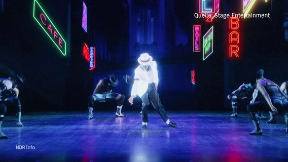 Ausschnitt des Michael Jackson Musicals auf dem Broadway. © Screenshot 