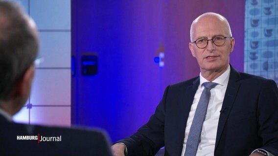 Hamburgs erster Bürgermeister Peter Tschentscher. © Screenshot 