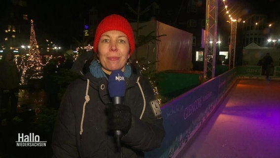 Die Reporterin Birgit Stamerjohanns. © Screenshot 