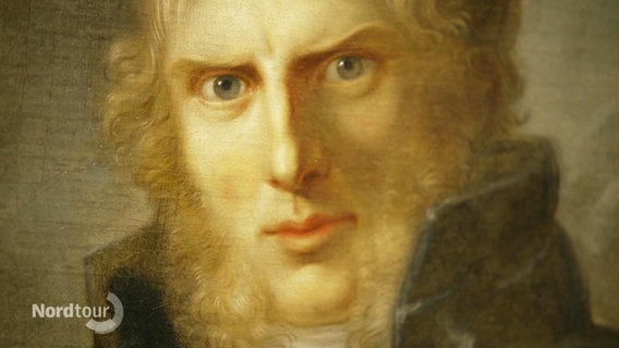 Ein Selbstportrait des Malers Caspar David Friedrich. © Screenshot 