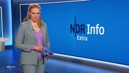 Juliane Möcklinghoff moderiert NDR Info Extra © Screenshot 