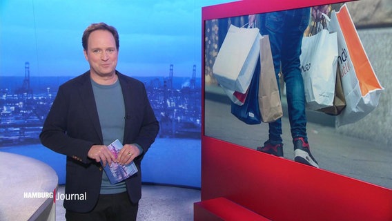 Christian Buhk moderiert das Hamburg Journal 18.00. © Screenshot 