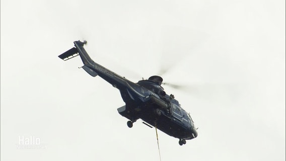 Ein Helikopter. © Screenshot 