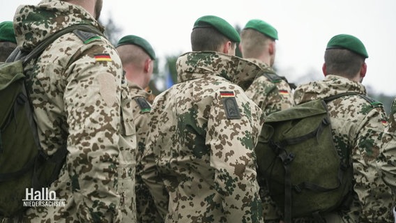 Soldaten einer Brigade der Bundeswehr in Niedersachsen. © Screenshot 