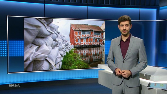 Daniel Anibal Bröckerhoff moderiert NDR Info um 22:00 Uhr. © Screenshot 