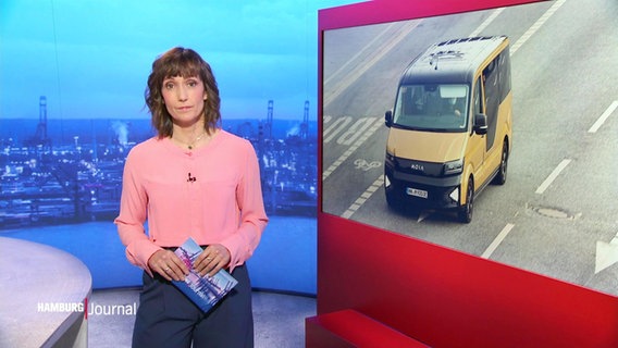 Theresa Pöhls moderiert das Hamburg Journal 18:00. © Screenshot 