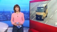 Theresa Pöhls moderiert das Hamburg Journal 18:00. © Screenshot 