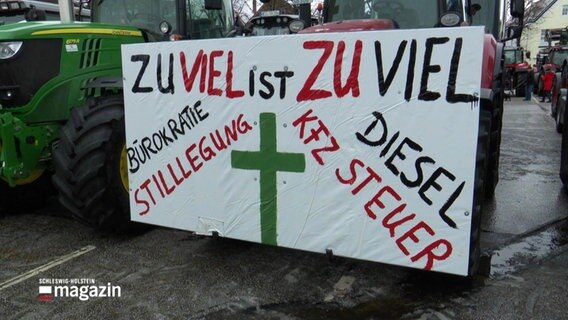 Protestplakat der Bauern © Screenshot 