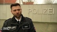 Polizeisprecher Christopher Degner aus Lingen. © Screenshot 