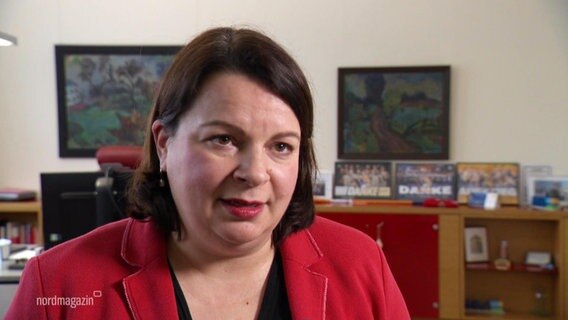 Gesundheitsministerin Stefanie Drese. © Screenshot 