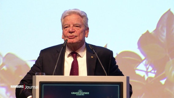 Alt-Bundespräsident Gauck. © Screenshot 