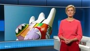 Susanne Stichler moderiert NDR Info 21:45. © Screenshot 