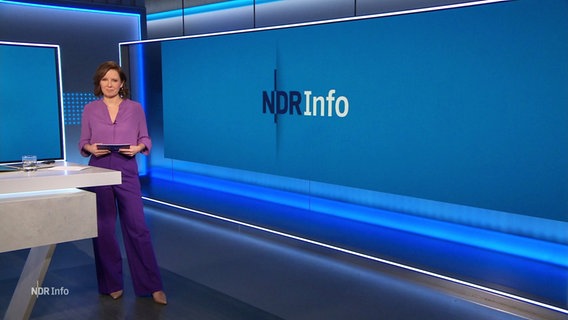 Romy Hiller moderiert NDR Info um 16.00. © Screenshot 