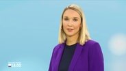 Alexandra Bauer moderiert Schleswig-Holstein 18.00. © Screenshot 