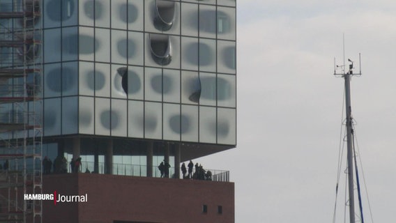 Blick auf die Elbphilharmonie © Screenshot 