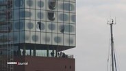 Blick auf die Elbphilharmonie © Screenshot 