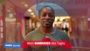 Eduardo aus Uhlenhorst kürt seinen Hamburger des Tages. © Screenshot 