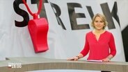 Marie-Luise Bram moderiert das Schleswig-Holstein Magazin um 18:00 Uhr. © Screenshot 