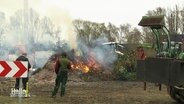 Bauernproteste am JadeWeserPort. © Screenshot 