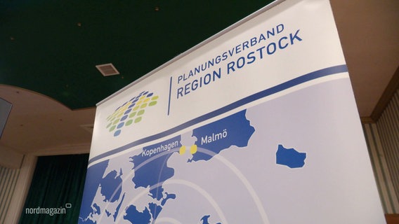 Ein Banner des Planungsverbandes Rostock. © Screenshot 
