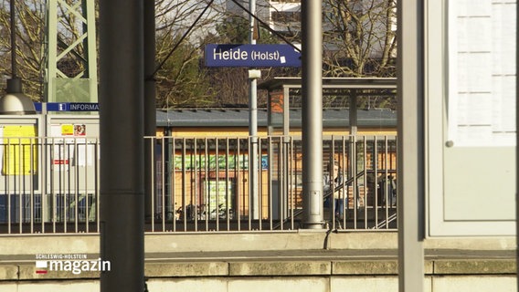 Der Heider Bahnhof. © Screenshot 