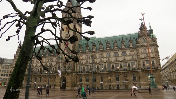 Das Hamburger Rathaus. © Screenshot 