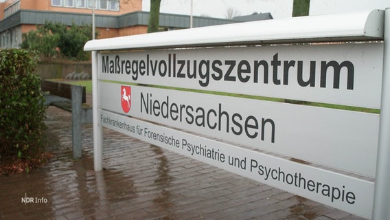 Eingangsschild des Maßregelvollzugszentrums Niedersachsen © Screenshot 