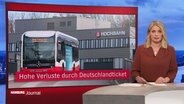 Die Moderatorin Dina Hille. © Screenshot 