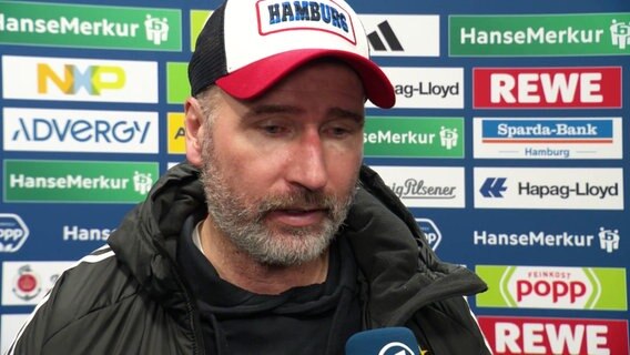 HSV-Trainer Tim Walter im Interview. © Screenshot 