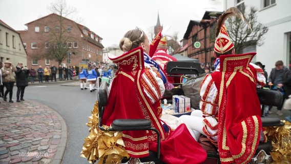 Ein Rosenmontagsumzug in Feldberg. © Screenshot 