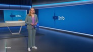 Juliane Möcklinghoff moderiert NDR Info. © Screenshot 