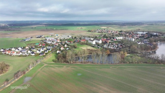 Pragsdorf aus der Luft betrachtet. © Screenshot 